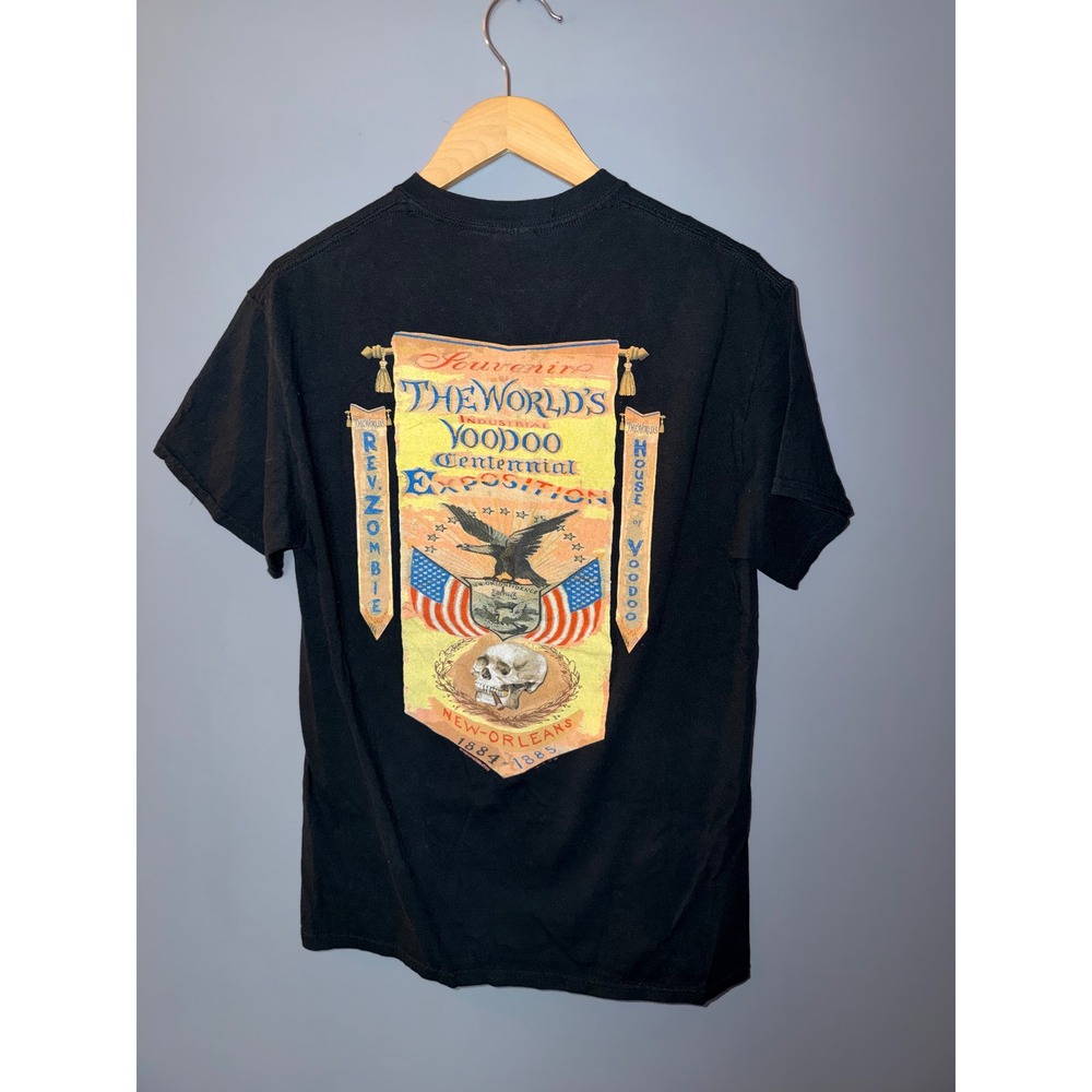 Rev. Zombie's House of Voodoo New Orleans T-Shirt Black Mens Medium Souvenir Tee